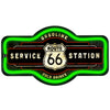 Vintage Route 66 Service Station LED Neon Light Sign Wall Decor (9.5” x 17.25”)